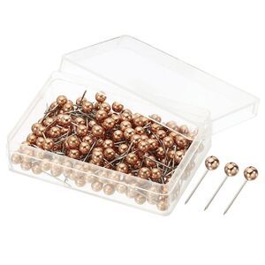 Push Pins 200 Pack Round Head Map Tacks Thumb Steel Point